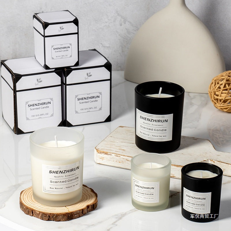 Aromatic Scented Candle Mini Fragrance Home Indoor Desktop Decoration Soy Wax