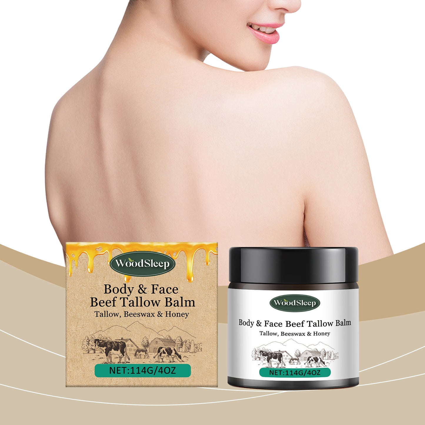 WoodSleep Butter Fed Moisturizer Hydrates Body Lotion