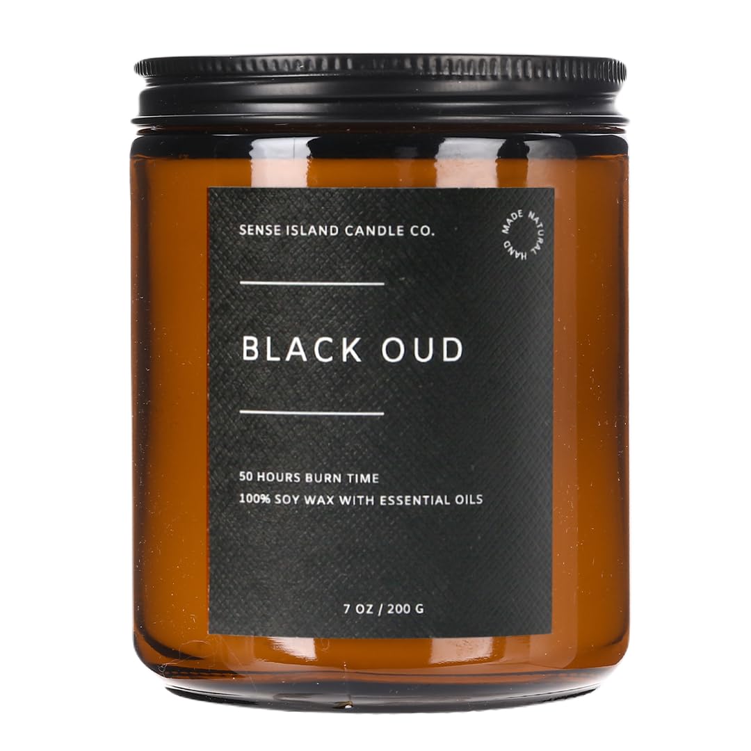 Teakwood Noir Mahogany Crackling Wood Wick Candle
