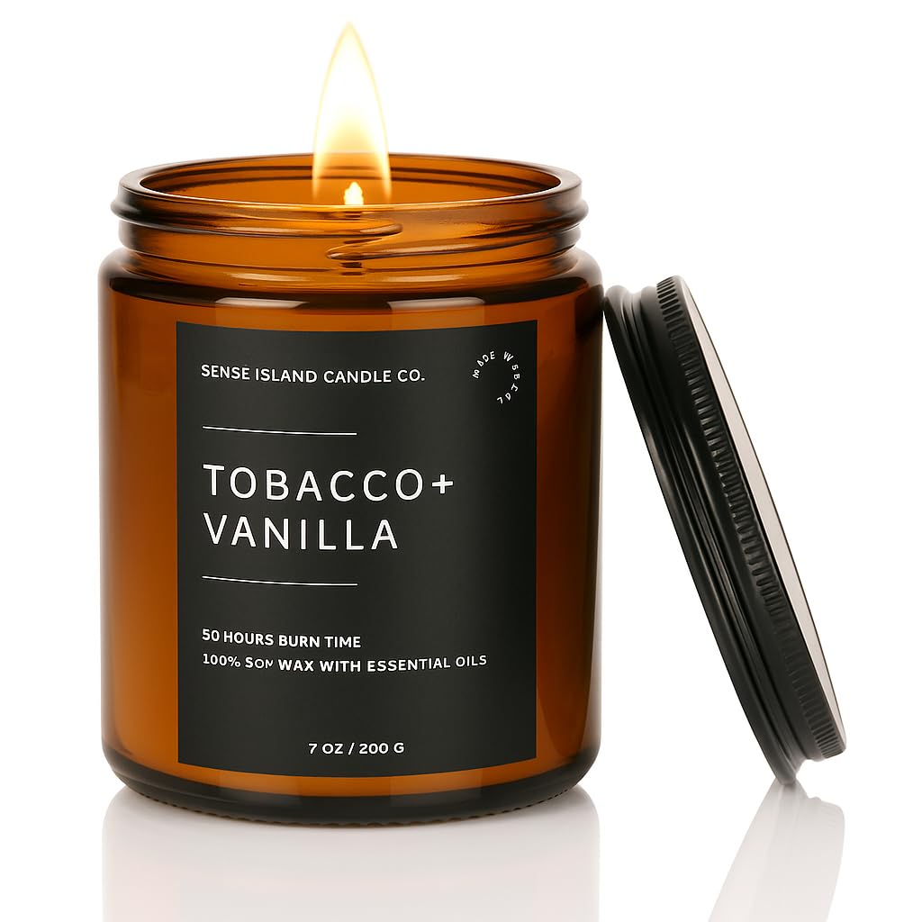Teakwood Noir Mahogany Crackling Wood Wick Candle