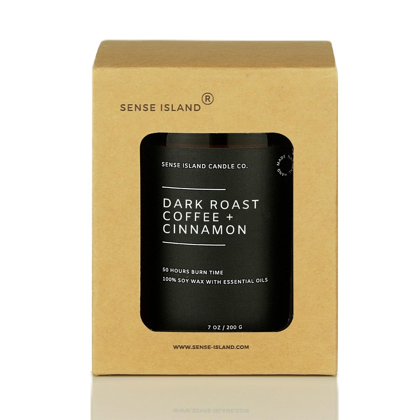 Teakwood Noir Mahogany Crackling Wood Wick Candle