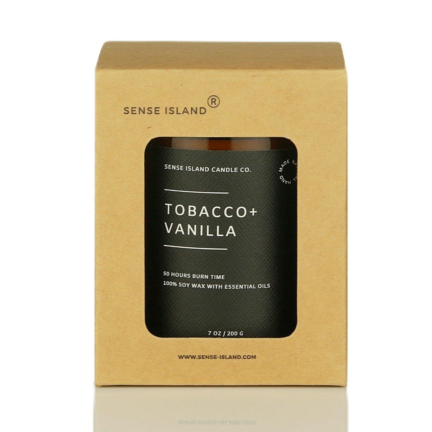 Teakwood Noir Mahogany Crackling Wood Wick Candle