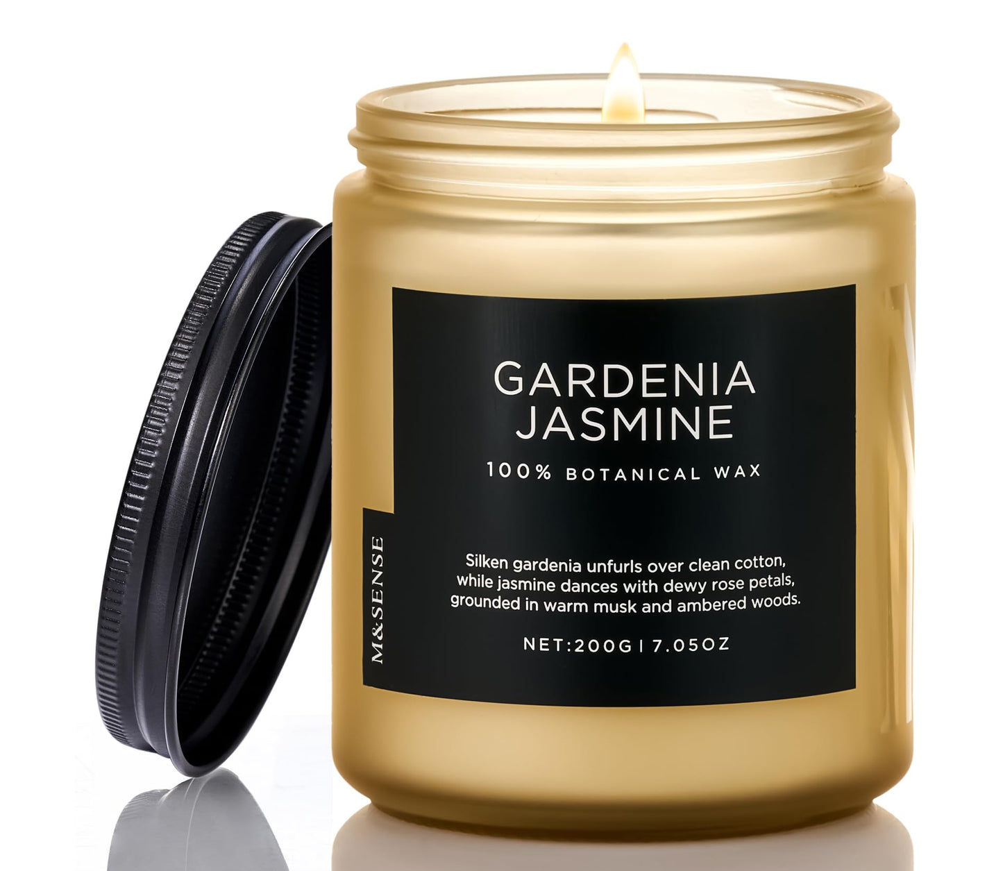 M&SENSE Summer's Night Home Scented Candles, 11.6oz Natural Soy Wax 70 Hrs | Long Lasting
