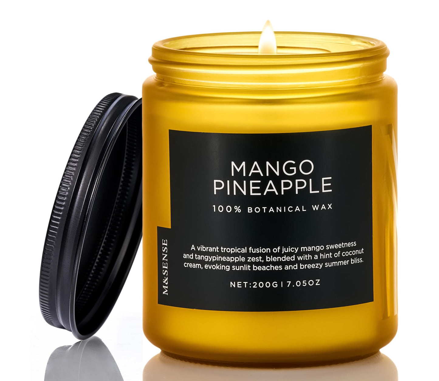 M&SENSE Summer's Night Home Scented Candles, 11.6oz Natural Soy Wax 70 Hrs | Long Lasting