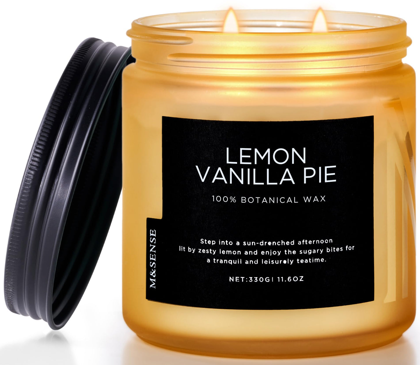 M&SENSE Summer's Night Home Scented Candles, 11.6oz Natural Soy Wax 70 Hrs | Long Lasting