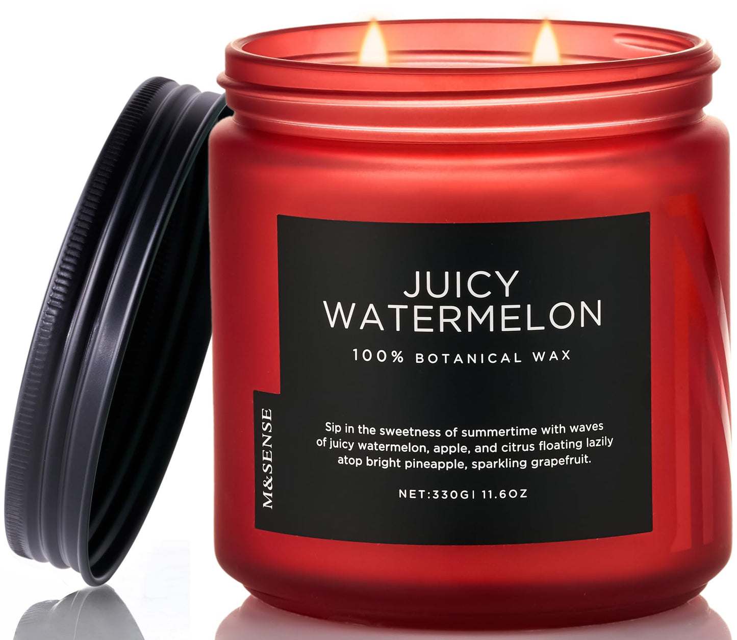 M&SENSE Summer's Night Home Scented Candles, 11.6oz Natural Soy Wax 70 Hrs | Long Lasting