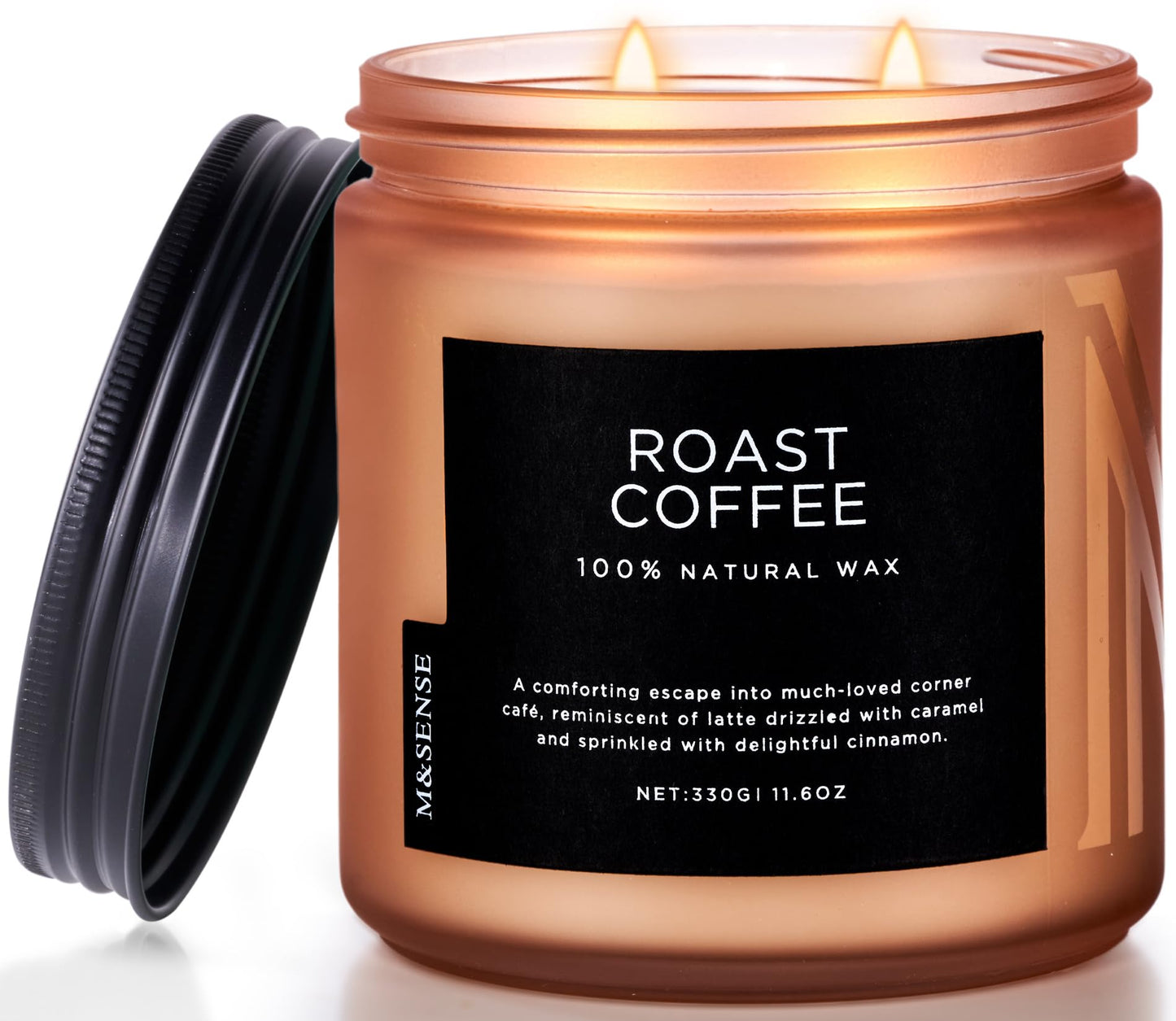 M&SENSE Summer's Night Home Scented Candles, 11.6oz Natural Soy Wax 70 Hrs | Long Lasting