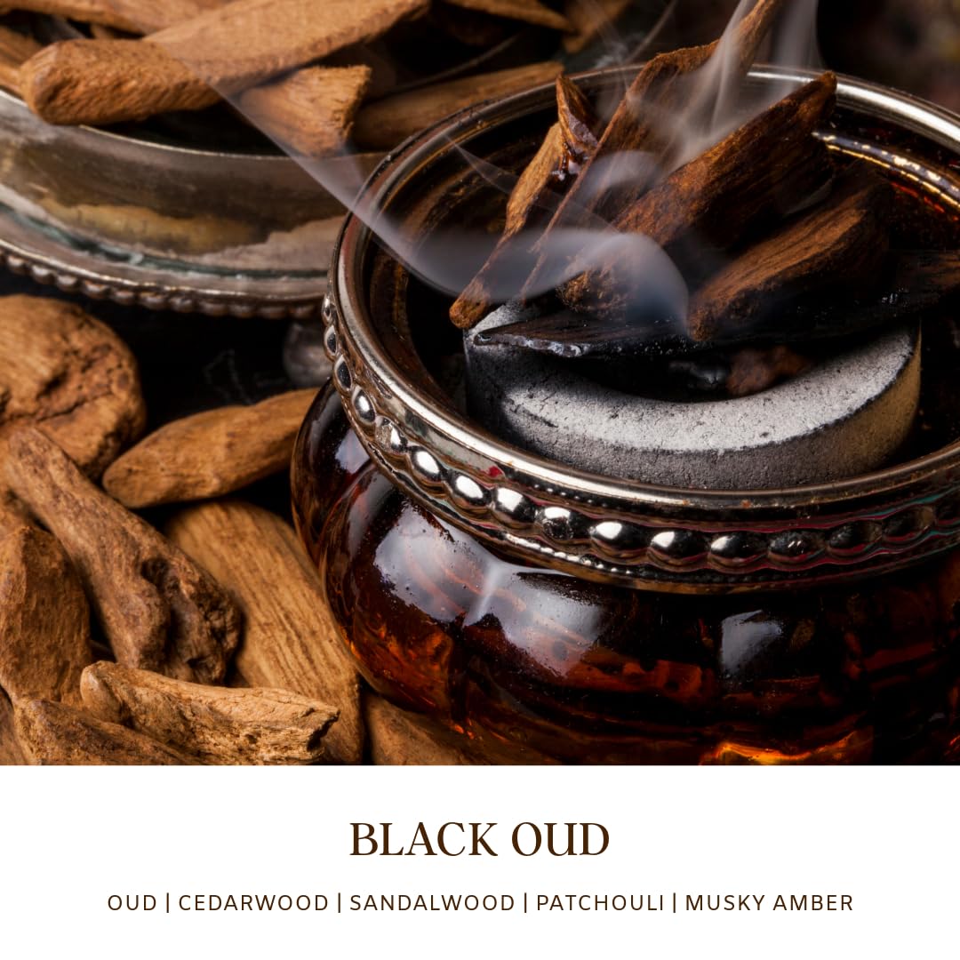 Teakwood Noir Mahogany Crackling Wood Wick Candle