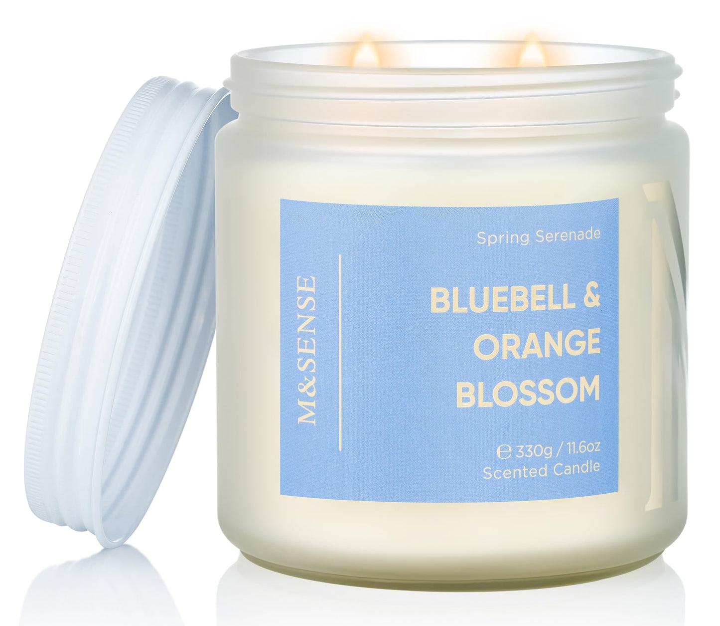 M&SENSE Summer's Night Home Scented Candles, 11.6oz Natural Soy Wax 70 Hrs | Long Lasting