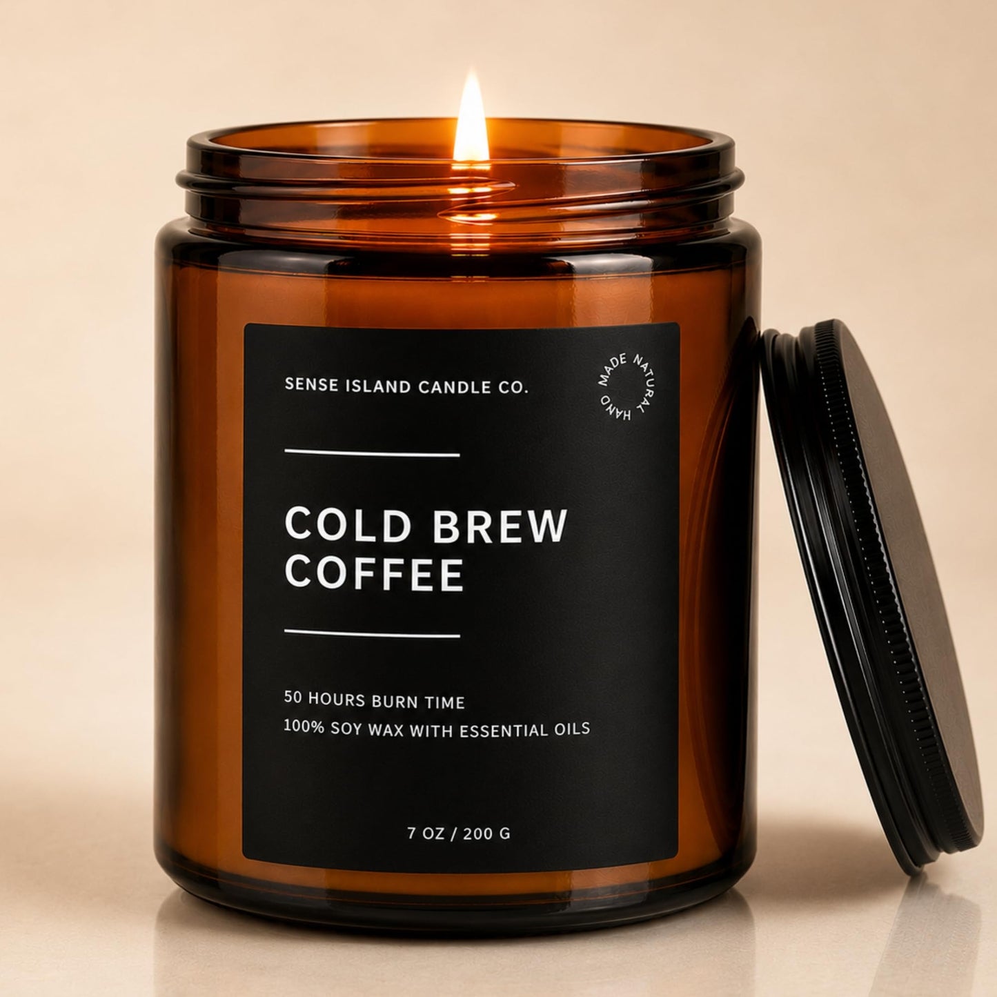Teakwood Noir Mahogany Crackling Wood Wick Candle