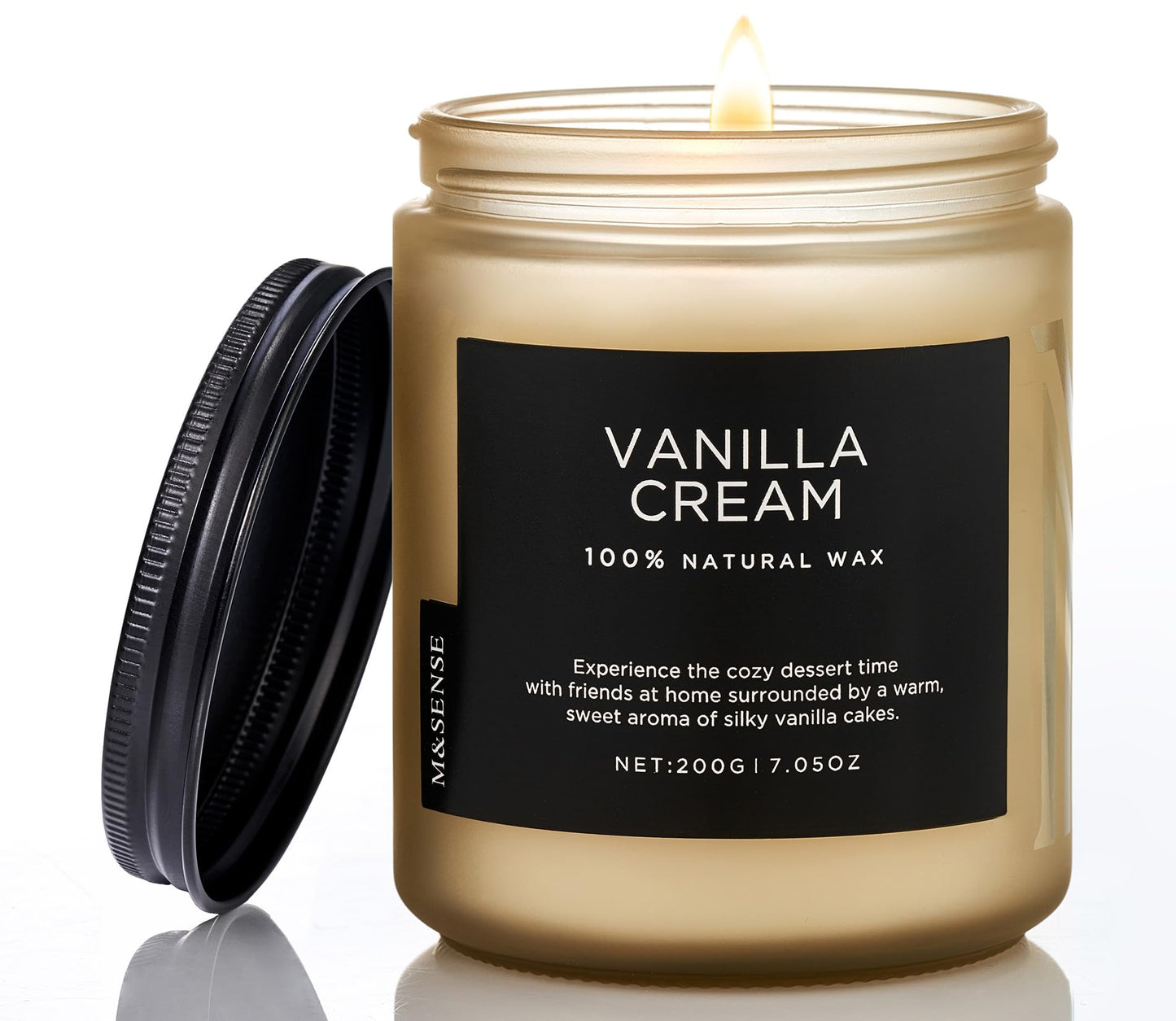 M&SENSE Summer's Night Home Scented Candles, 11.6oz Natural Soy Wax 70 Hrs | Long Lasting