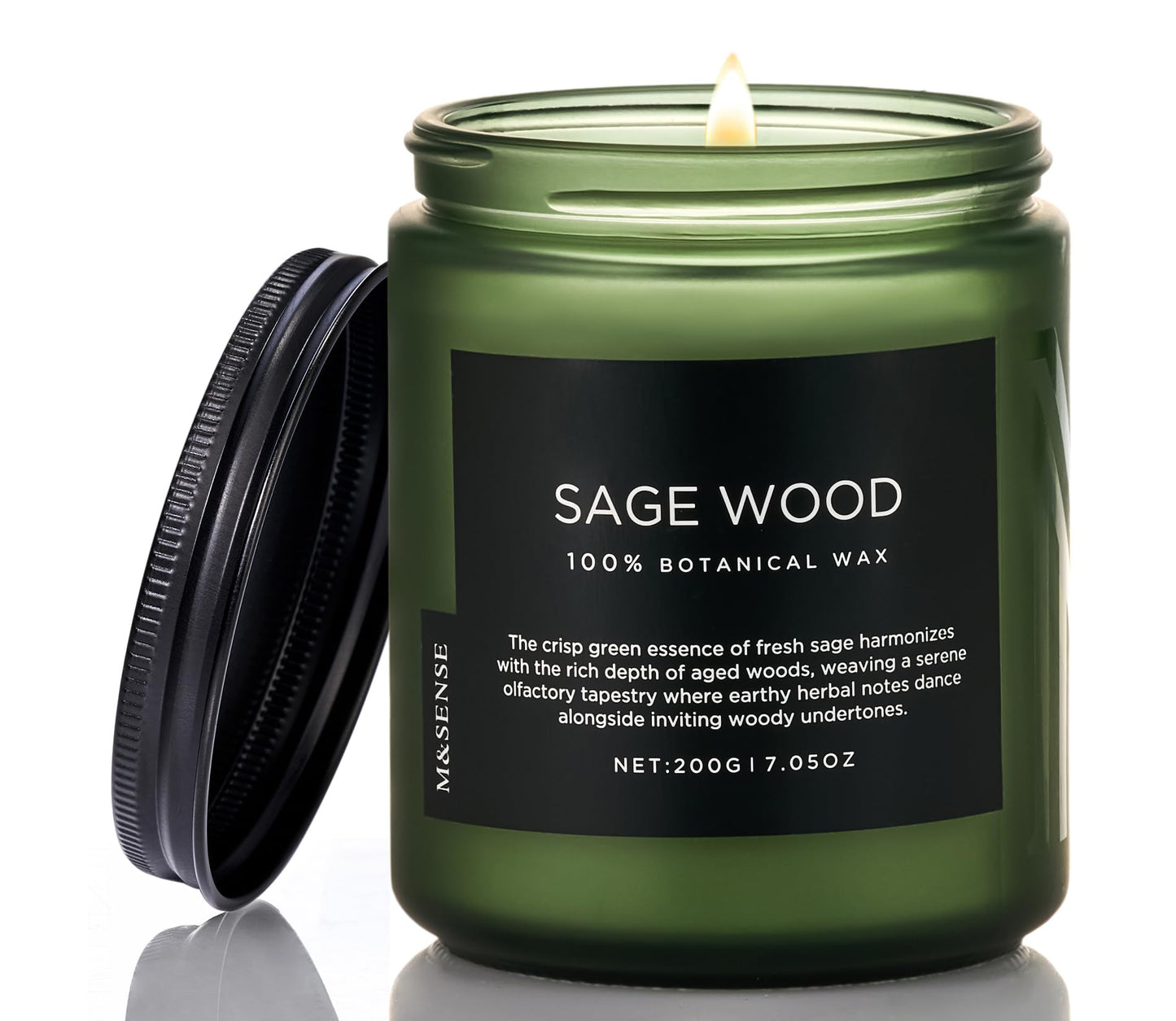 M&SENSE Summer's Night Home Scented Candles, 11.6oz Natural Soy Wax 70 Hrs | Long Lasting