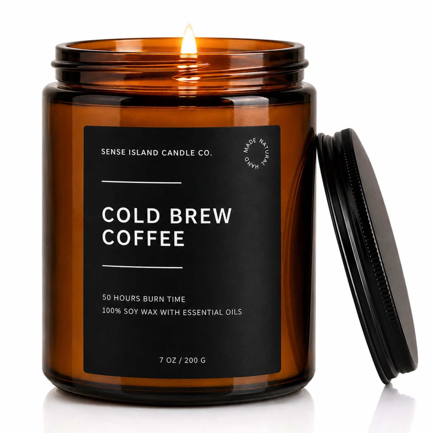 Teakwood Noir Mahogany Crackling Wood Wick Candle