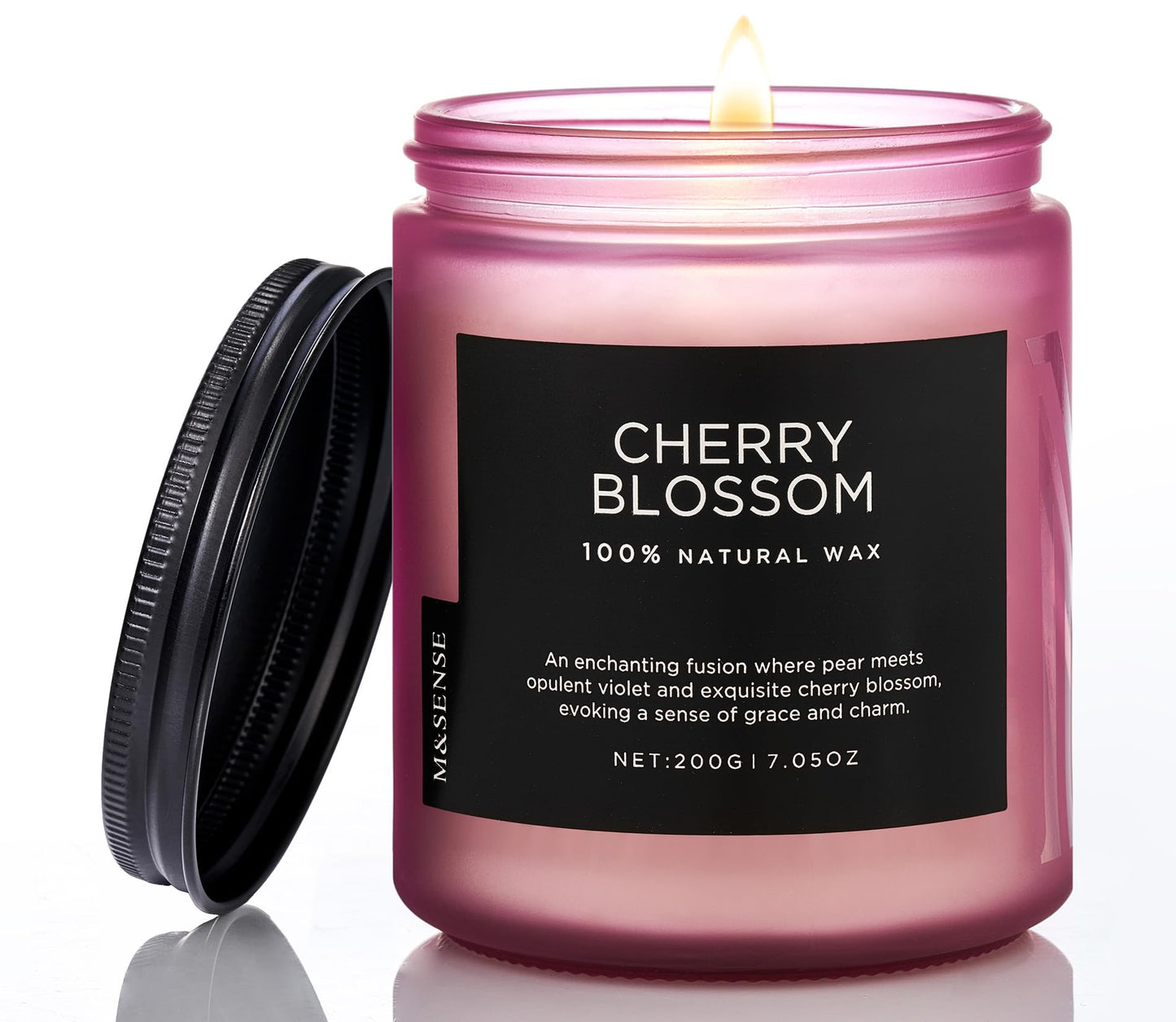 M&SENSE Summer's Night Home Scented Candles, 11.6oz Natural Soy Wax 70 Hrs | Long Lasting